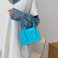 Fashion Solid Color Shoulder Handbag