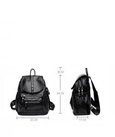 Sheepskin Student Backpack Trendy Fashion Travel Female Bag