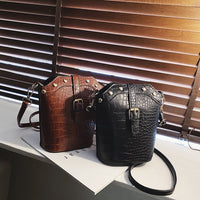 New Fashion Pattern Handbag Single Shoulder Messenger Bag Bucket Bag