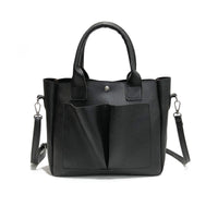 New Double Pocket Shoulder Bag Diagonal Handbag