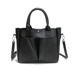 New Double Pocket Shoulder Bag Diagonal Handbag