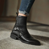 Belt Buckle Low Boots