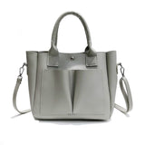 New Double Pocket Shoulder Bag Diagonal Handbag