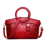 Ladies Handbag Casual Temperament 100% Leather