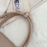 Pure Color Fashion Single Shoulder Bag