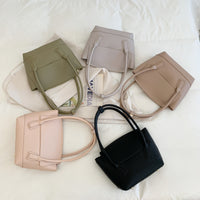 Pure Color Fashion Single Shoulder Bag