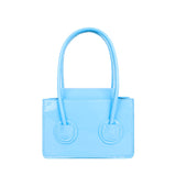 Fashion Solid Color Shoulder Handbag