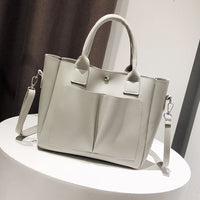 New Double Pocket Shoulder Bag Diagonal Handbag