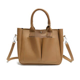 New Double Pocket Shoulder Bag Diagonal Handbag